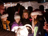 ‘Fantastical’ Lantern Parade lights up Cardigan for Christmas