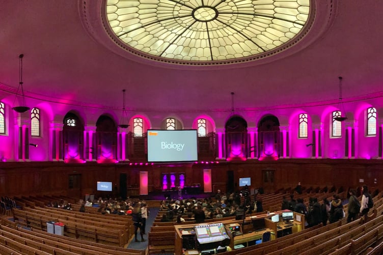 44 Pembrokeshire students visited Science Live: A-level conference in London