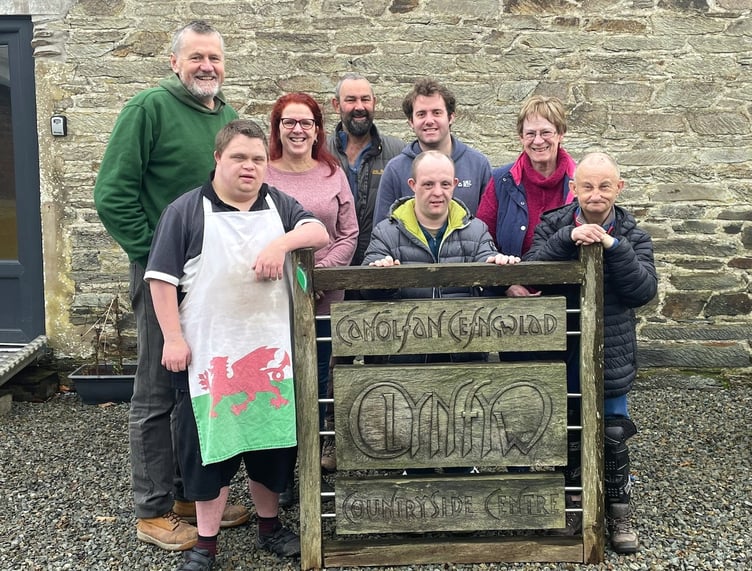 Joyce Watson at Clynfyw Care Farm, Pembrokeshire
