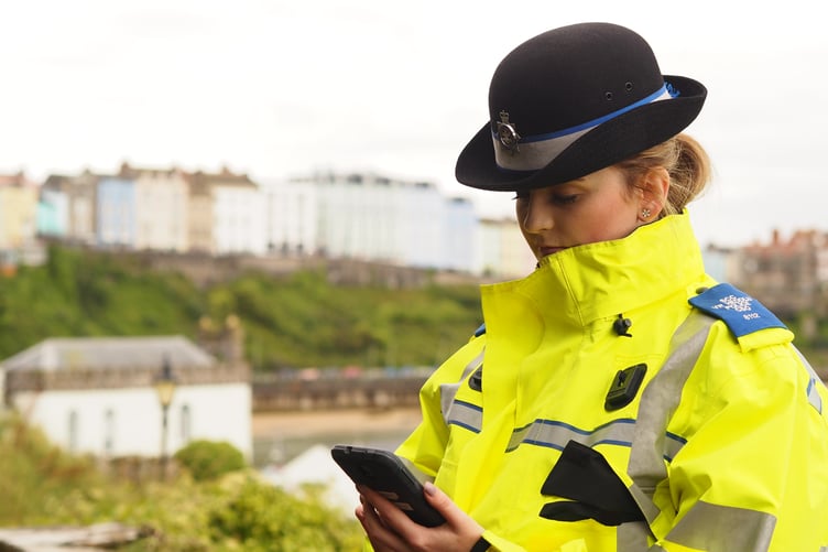Police in Tenby