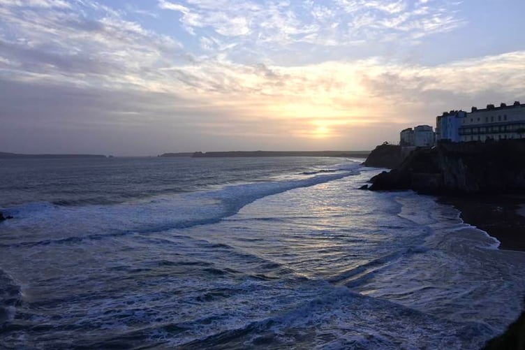 The beauty of a winter day at Tenby