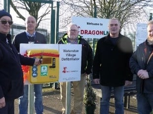 New defibrillator donated to Pembrokeshire village