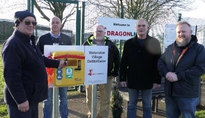 New defibrillator donated to Pembrokeshire village