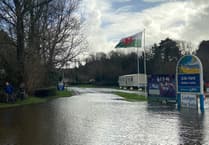 Further flood threat forces closure of Tenby's Kiln Park - road warnings issued