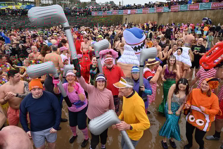 Saundersfoot fancy dress group