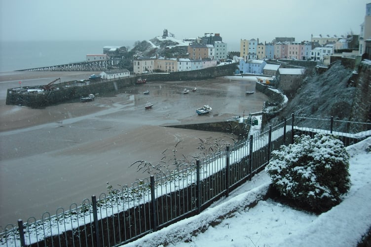 Tenby snow