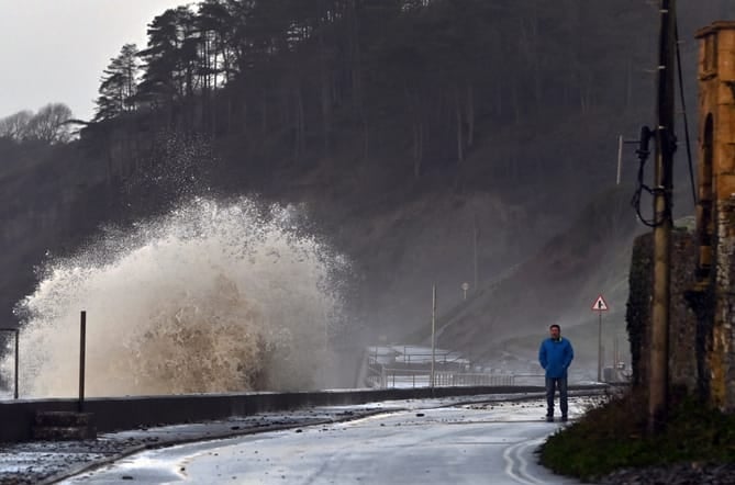 Amroth storm