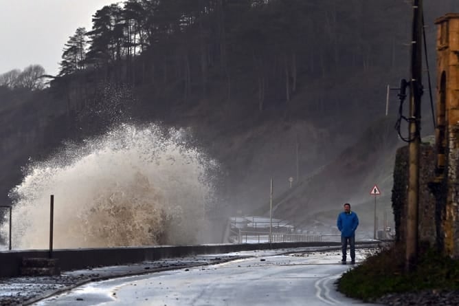 Amroth storm