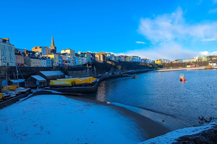Tenby snow