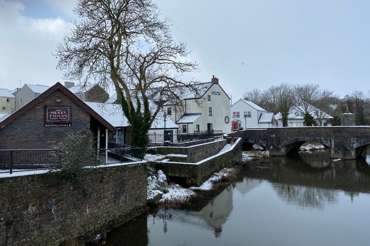Snow in Haverfordwest