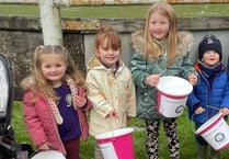 Narberth nursery’s bucket collection thanks