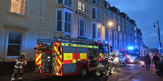 16 people evacuated from Tenby hotel fire