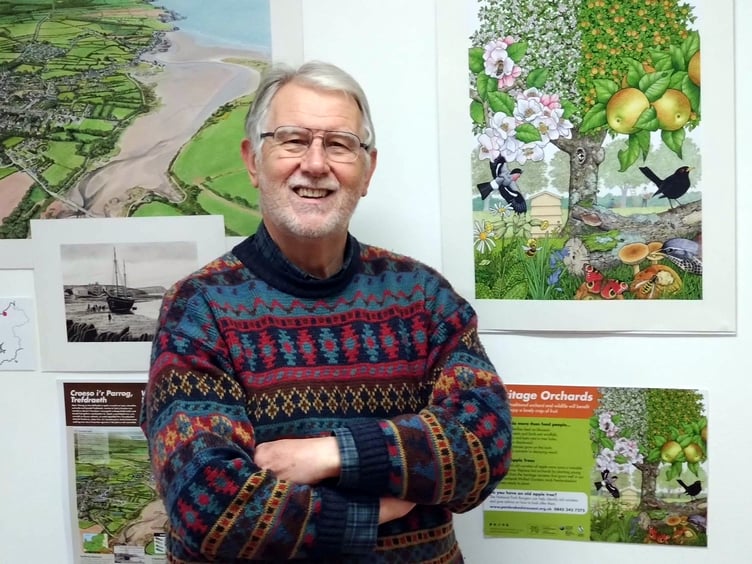 Llangwm-based Graham Brace has produced a variety of illustrations for the Pembrokeshire Coast National Park Authority over the past two decades. Hosted at Oriel y Parc, St Davids until February 25, an exhibition called Art in the Park features large detailed aerial views, supported by smaller drawings of features of interest at each location.