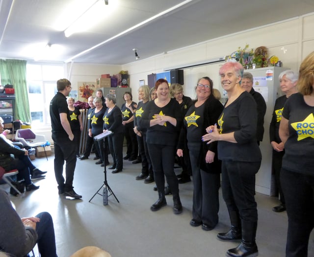 Rock Choir entertains Tenby Friendship Club