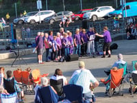 More events sought for Saundersfoot's harbour decking area