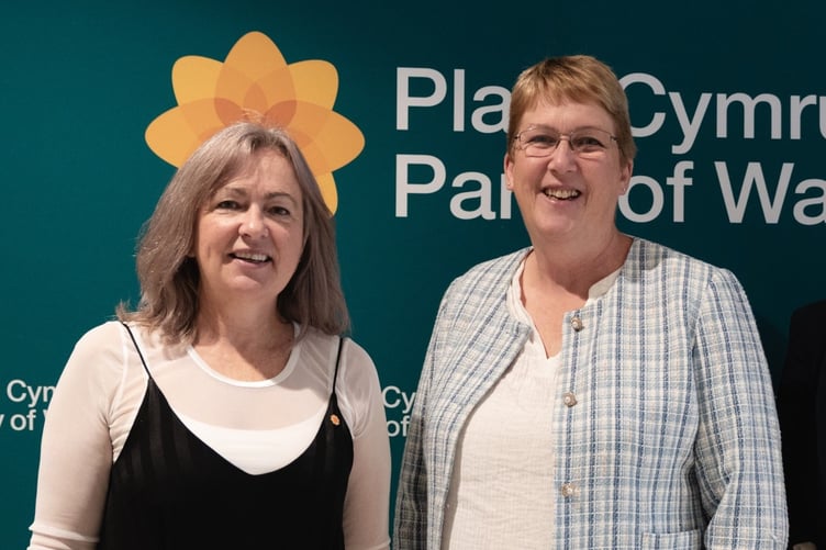 Liz Saville Roberts MP and Cllr Ann Davies