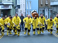 CANCELLED: Tenby’s popular Pancake Race in aid of the RNLI