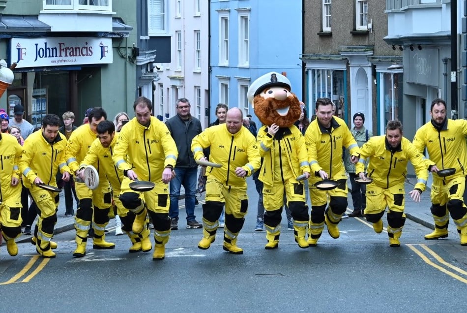 Tenby RNLI Pancake Race returns this half-term