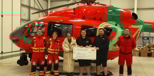 Local holiday parks help raise over £38,000 for Wales Air Ambulance