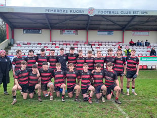 Tenby Under 16s put Pembroke to the sword