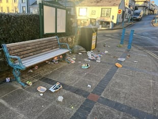 Fly-tipping instances continue to blight Saundersfoot village