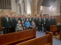 Pembroke Male Choir sing in new outfits