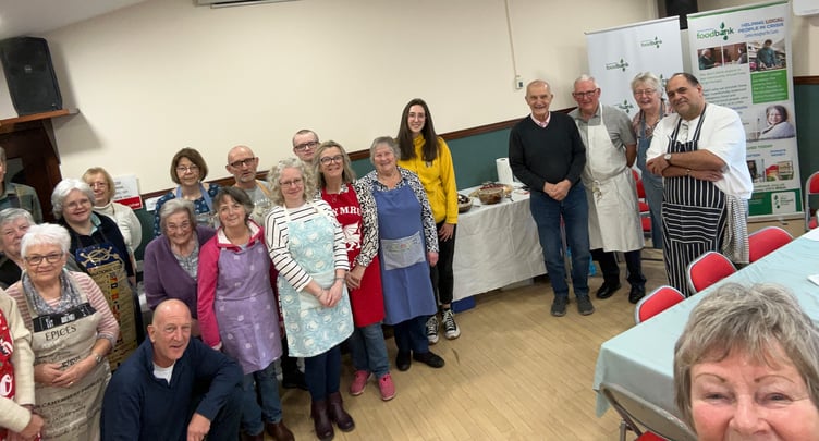 Manorbier Newton fundraisers held their Soup and Pudding Fundraiser at Lamphey Hall last Saturday.