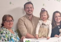 Family raises  £1,900 for Glangwili Special Care Baby Unit