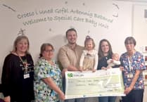 Family raises over £1,900 for Glangwili Special Care Baby Unit