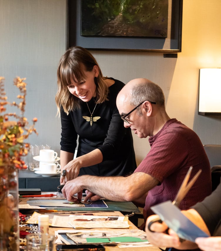 Di Ford collage workshop