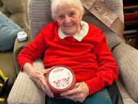 Molly, 100, still raises church funds