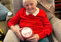 Molly, 100, still raises church funds