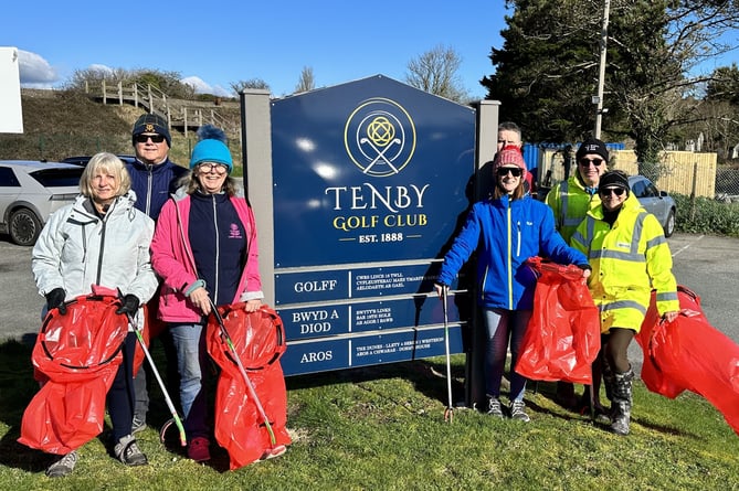 Tenby Golf Club Litter