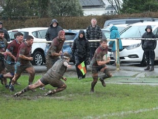 Despite dreadful conditions - Narberth entertain with eight tries