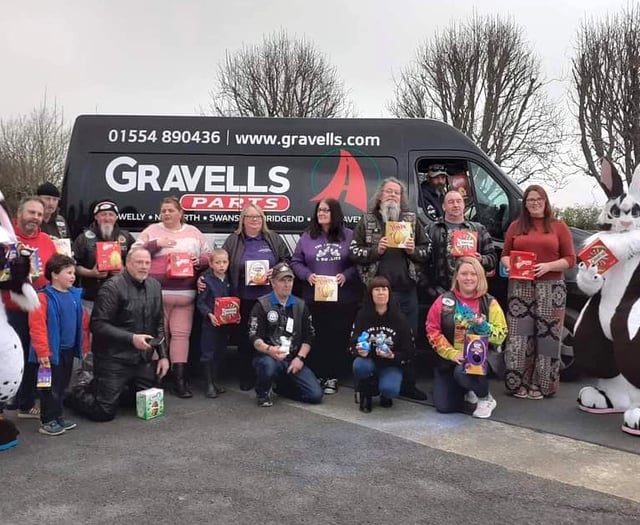 Motorcycle group appeals for Easter eggs and donations for charity run