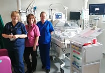 Donations fund new incubator for hospital’s Special Care Baby Unit