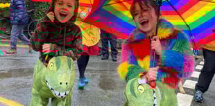 Dragon fun in the rain