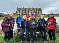 Steps2Health walkers have fun in Pembrokeshire despite rainy February