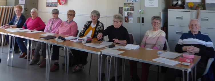 Members of the Tenby Friendship Club committee