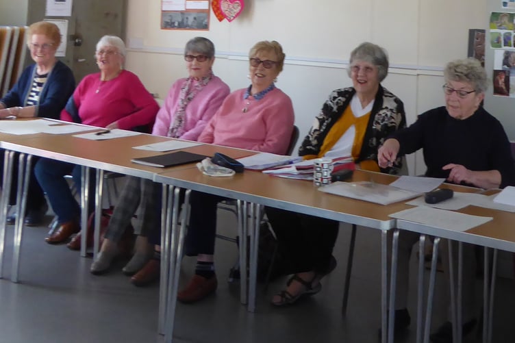 Members of the Tenby Friendship Club committee