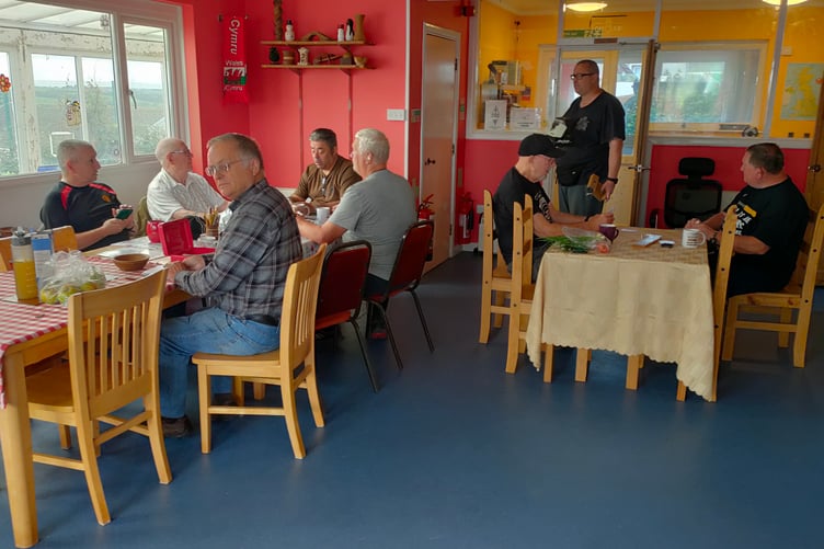 Social and games room at Pembroke Dock Men's Shed