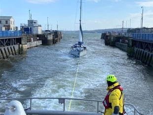 Morning and night call outs for Angle RNLI