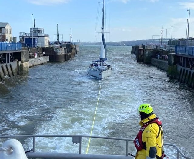 Morning and night call outs for Angle RNLI