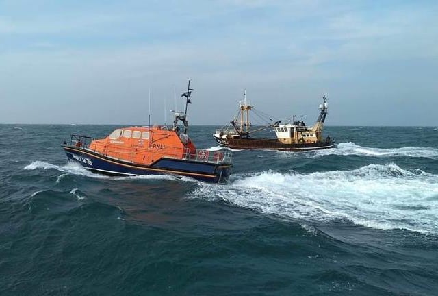 Pembrokeshire lifeboats involved in major rescue in the Irish Sea