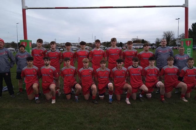 Pembroke's Youth squad that are pushing for the League title.