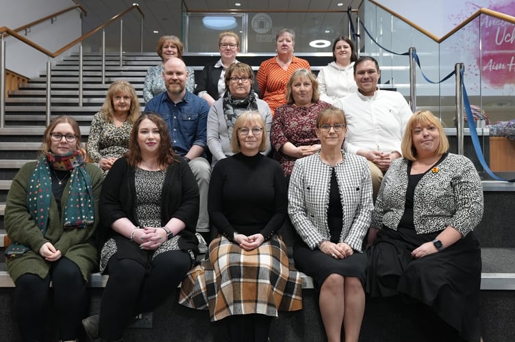 work-based learning team at Pembrokeshire College 