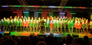 A flying start to 2024 for Tenby Male Choir