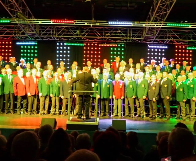 A flying start to 2024 for Tenby Male Choir