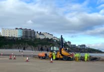 Natural Resources Wales reday to repair two culvert breaches on Tenby’s South Beach