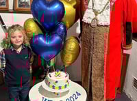 Wilson and Tenby’s Mayor ‘rock their socks’ off for campaign